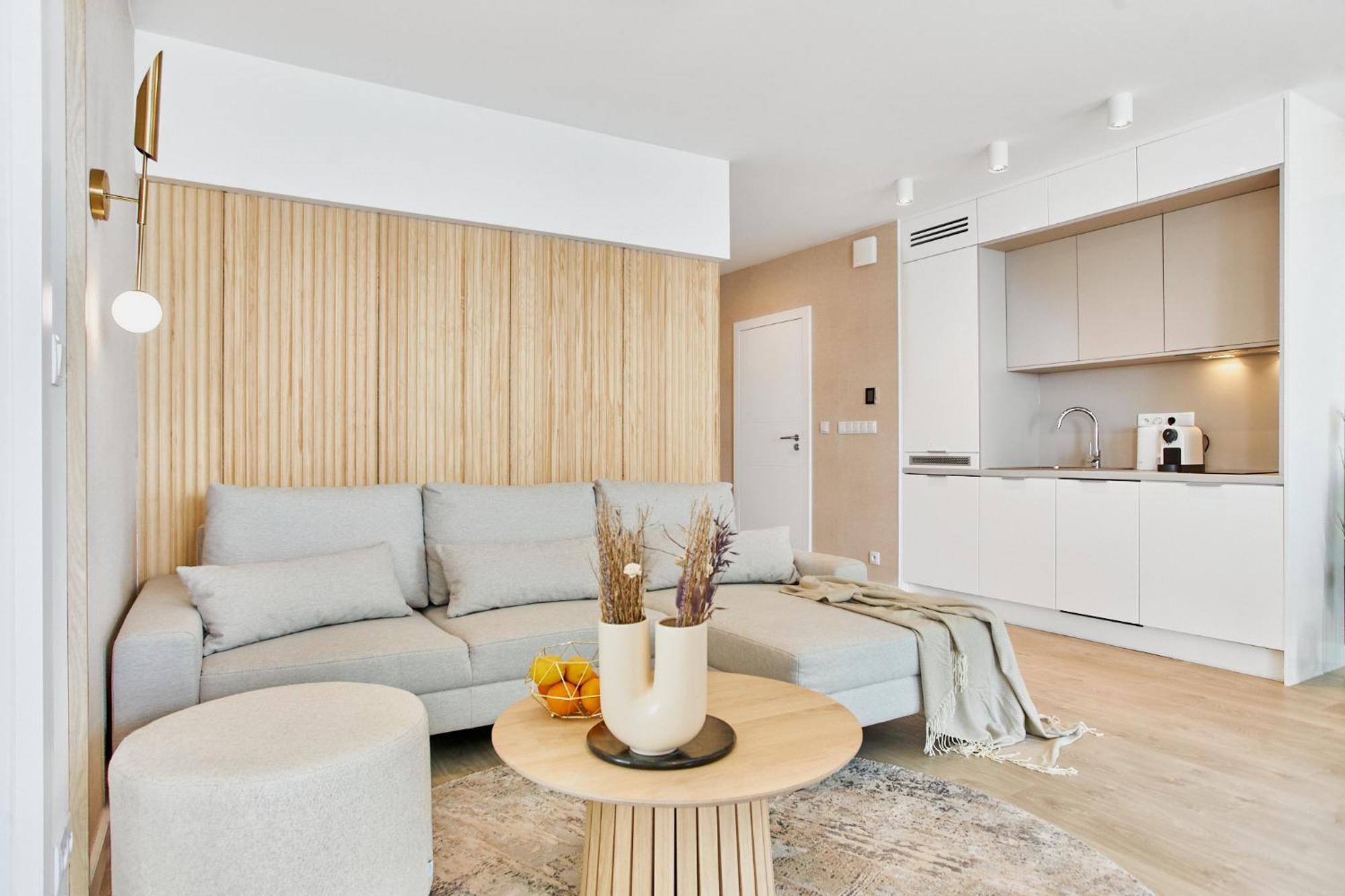 Wave Beachfront Family Apartment ミエンジズドロイェ エクステリア 写真