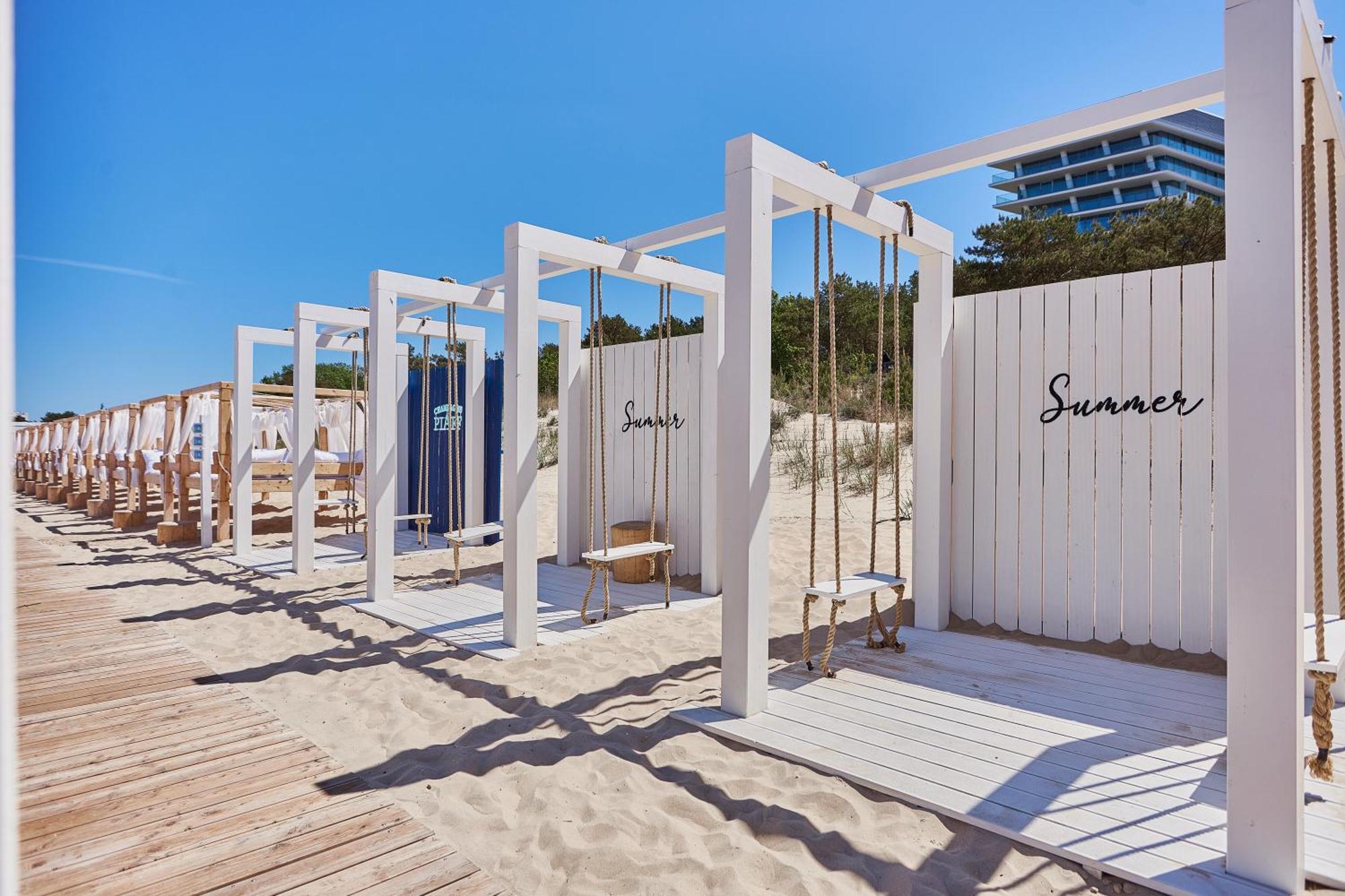Wave Beachfront Family Apartment ミエンジズドロイェ エクステリア 写真