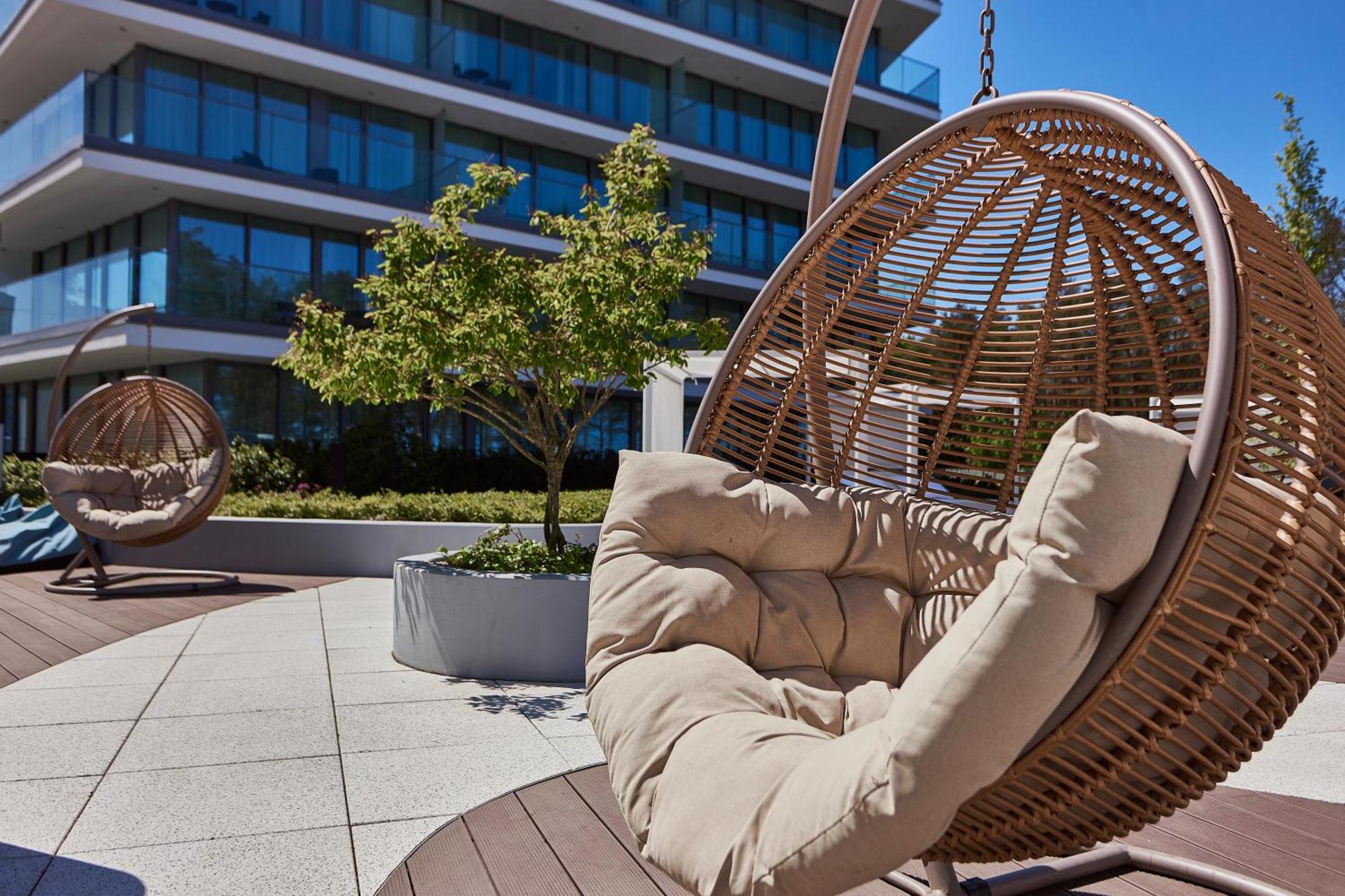 Wave Beachfront Family Apartment ミエンジズドロイェ エクステリア 写真